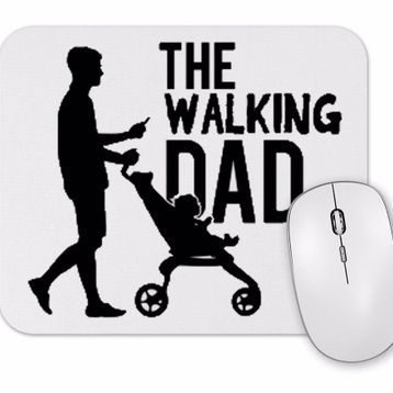 Baskı Dükkanı the Walking Dad Mouse Pad