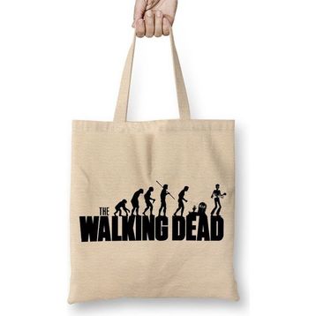 Baskı Dükkanı the Walking Dead Bez Çanta