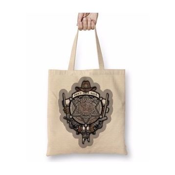 Baskı Dükkanı the Walking Dead Crest Bez Çanta