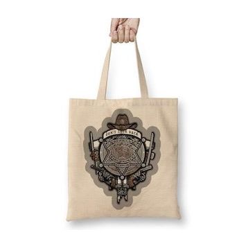 Baskı Dükkanı the Walking Dead Crest Bez Çanta