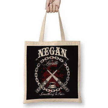 Baskı Dükkanı the Walking Dead Negan Bez Çanta