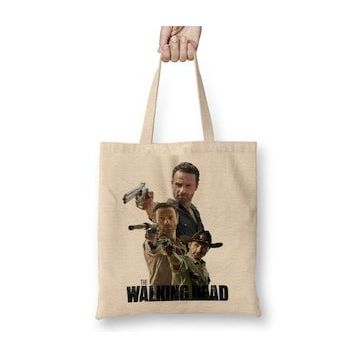Baskı Dükkanı the Walking Dead Rick Twd Bez Çanta