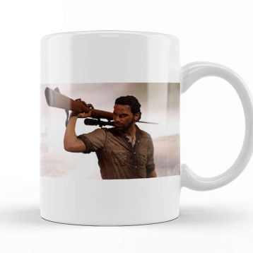 Baskı Dükkanı The Walking Dead Rick Twd Kupa