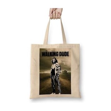 Baskı Dükkanı the Walking Dude Bez Çanta