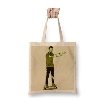 Baskı Dükkanı the Walking Zombie Bez Çanta