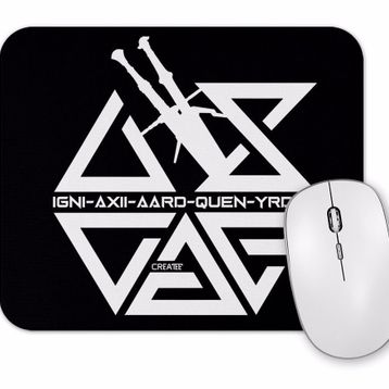 Baskı Dükkanı the Witcher Signs Mouse Pad