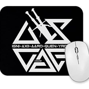Baskı Dükkanı the Witcher Signs Mouse Pad