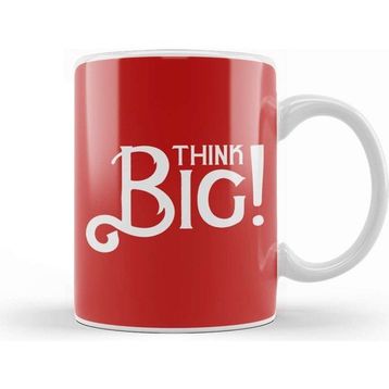 Baskı Dükkanı Think Big Slogan Kupa