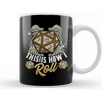 Baskı Dükkanı This Is How I Roll Rpg Tabletop Gaming Dice Pun Kupa