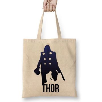 Baskı Dükkanı Thor Vingador Bez Çanta
