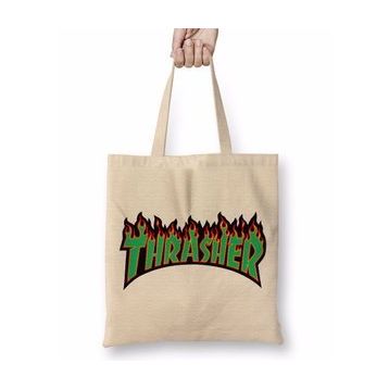 Baskı Dükkanı Thrasher 01 Bez Çanta