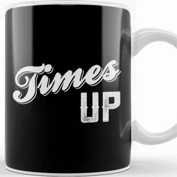 Baskı Dükkanı Times Up Bold Caligraphy Kupa