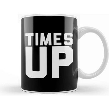 Baskı Dükkanı Times Up Bold Slogan Kupa