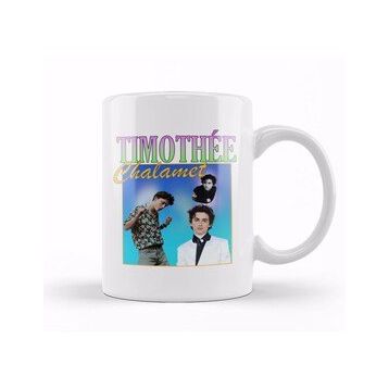 Baskı Dükkanı Timothee Chalamet Retro Tee 01 Kupa