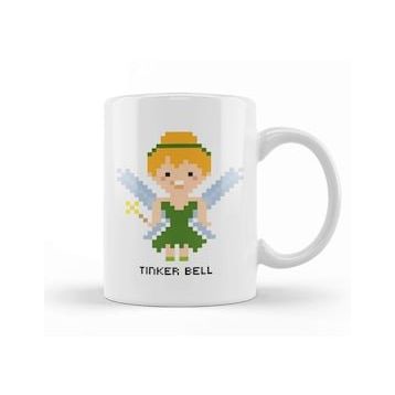 Baskı Dükkanı Tinker Bell Pixel Character Kupa