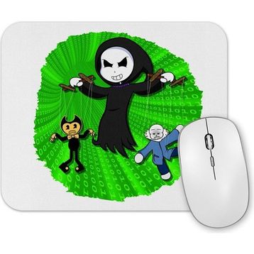 Baskı Dükkanı Toddyn Bendy Sans Puppet Green Mouse Pad