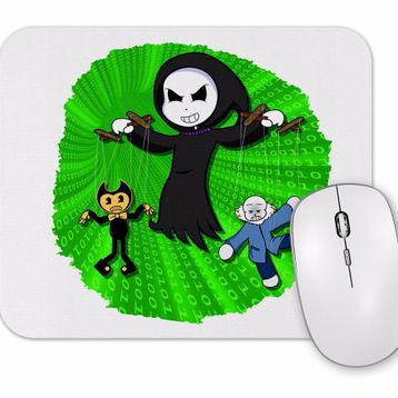 Baskı Dükkanı Toddyn Bendy Sans Puppet Green Mouse Pad