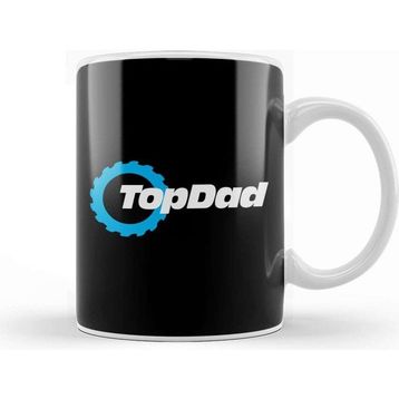 Baskı Dükkanı Top Dad Top Gear Logo Kupa