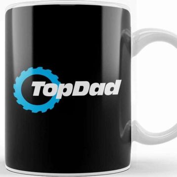 Baskı Dükkanı Top Dad Top Gear Logo Kupa