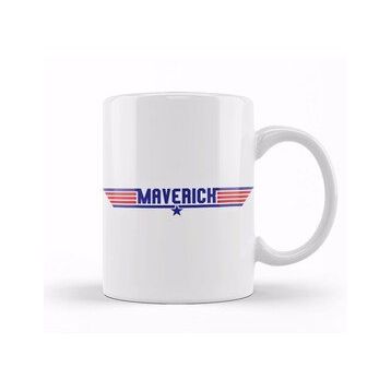 Baskı Dükkanı Top Gun Maverick Text Kupa Bardak