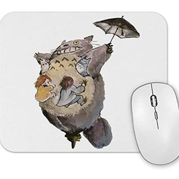 Baskı Dükkanı Totoro Takes Flight Mouse Pad