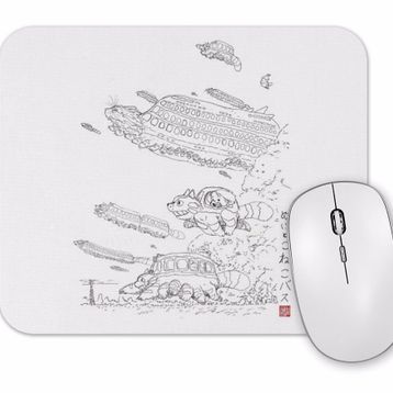 Baskı Dükkanı Totoro the Nekobus Migration Mouse Pad