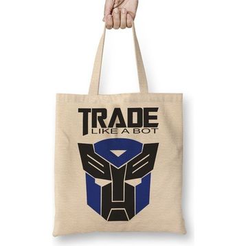 Baskı Dükkanı Trade Like A Bot Bez Çanta