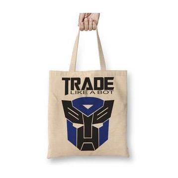 Baskı Dükkanı Trade Like A Bot Bez Çanta