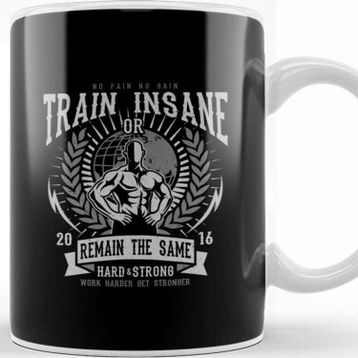 Baskı Dükkanı Train Insane Kupa Bardak