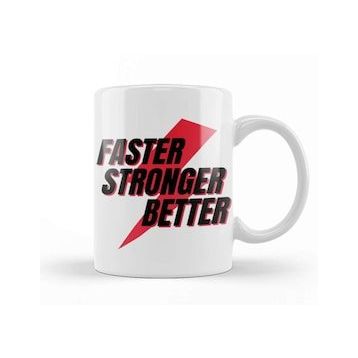 Baskı Dükkanı Training Faster Stronger Better Kupa Bardak