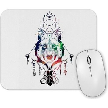 Baskı Dükkanı Trius Animals Lobo Mistico Mouse Pad