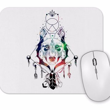 Baskı Dükkanı Trius Animals Lobo Mistico Mouse Pad