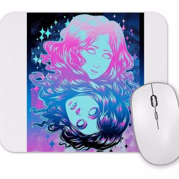 Baskı Dükkanı Two Faces Mouse Pad