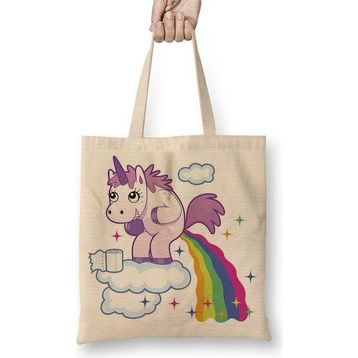 Baskı Dükkanı Unicorn 01 Bez Çanta