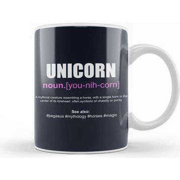 Baskı Dükkanı Unicorn Definition Kupa