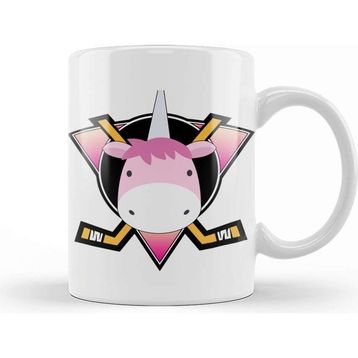 Baskı Dükkanı Unicorn Mighty Ducks Logo Mix Kupa