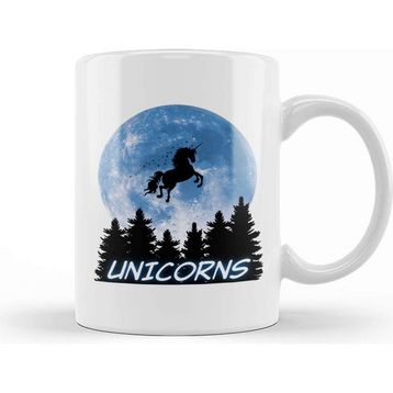Baskı Dükkanı Unicorn Moon Sparkle Kupa