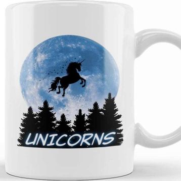 Baskı Dükkanı Unicorn Moon Sparkle Kupa
