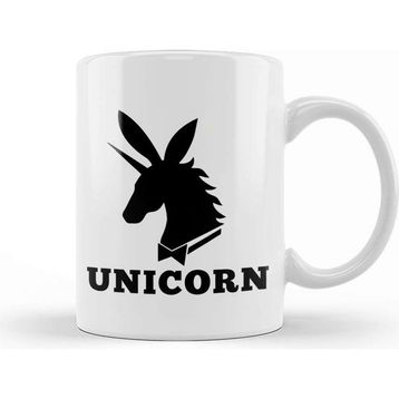 Baskı Dükkanı Unicorn Playboy Logo Mix Kupa