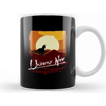 Baskı Dükkanı Unicorns Now Apocalypse Now Kupa