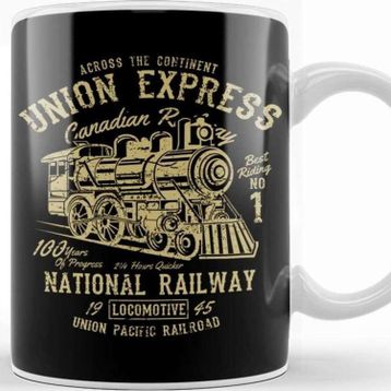 Baskı Dükkanı Union Express Steam Train Kupa