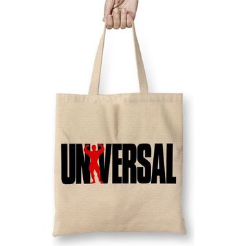 Baskı Dükkanı Universal Fitness Logo Bez Çanta