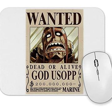 Baskı Dükkanı Usopp Procurado Mouse Pad