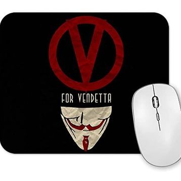 Baskı Dükkanı V For Vendetta Afiş Mouse Pad