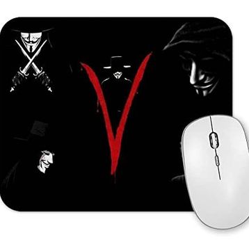 Baskı Dükkanı V For Vendetta Blood in V Mouse Pad