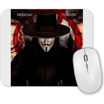 Baskı Dükkanı V For Vendetta Freedom Forever Mouse Pad
