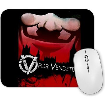 Baskı Dükkanı V For Vendetta Freedom Mask Mouse Pad