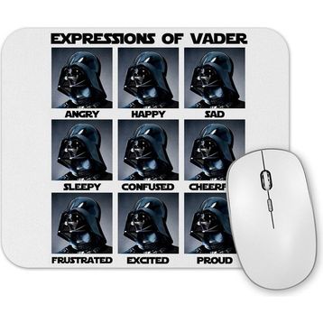 Baskı Dükkanı Vader Expressions Mouse Pad