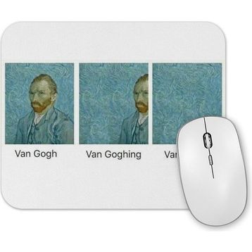 Baskı Dükkanı Van Gogh Van Goghing Mouse Pad