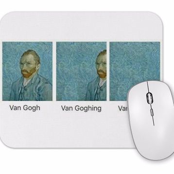 Baskı Dükkanı Van Gogh Van Goghing Mouse Pad